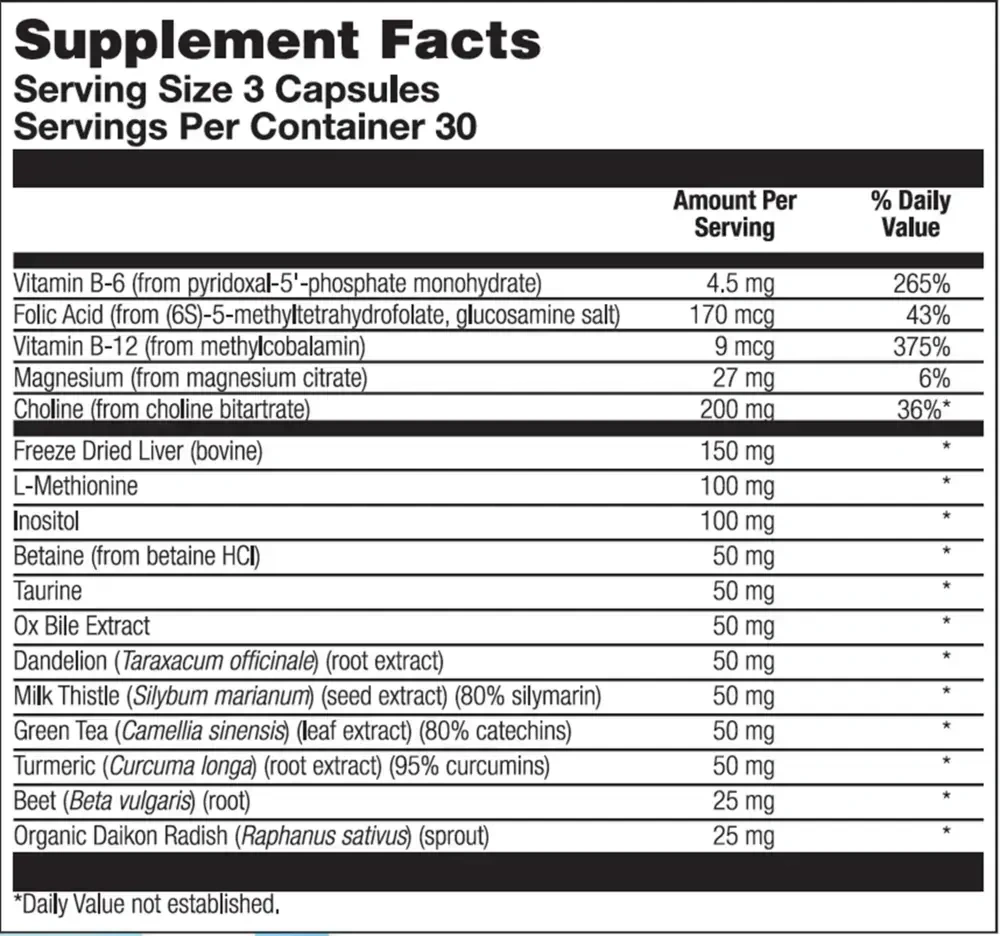 Product image for BioLiv (Lipotrophic Support Formula).
