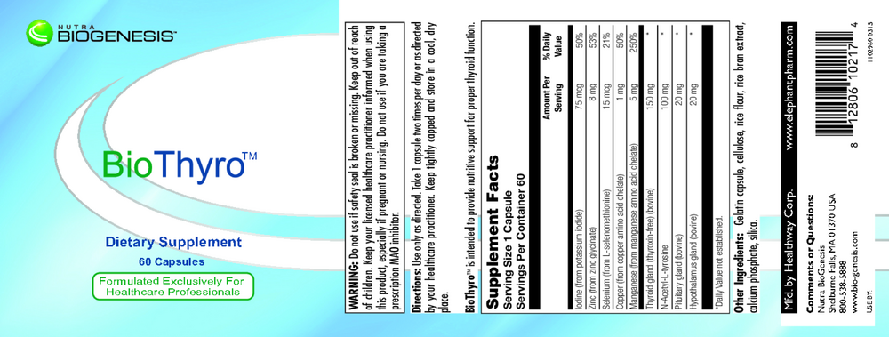 Product image for BioThyro.