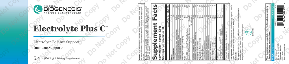 Product image for Electrolyte Plus C.