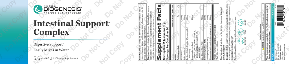 Product image for Intestinal Support Complex.