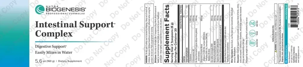 Product image for Intestinal Support Complex.