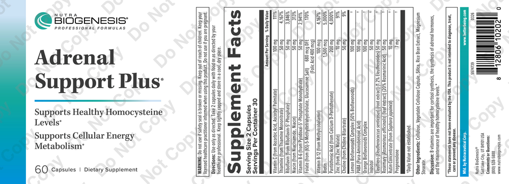 Product image for Adrenal Support Plus.