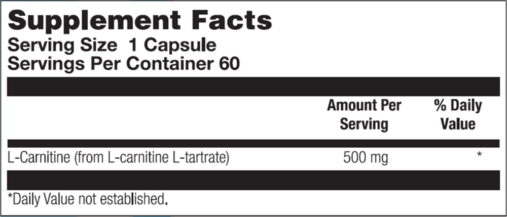 Product image for L-Carnitine.