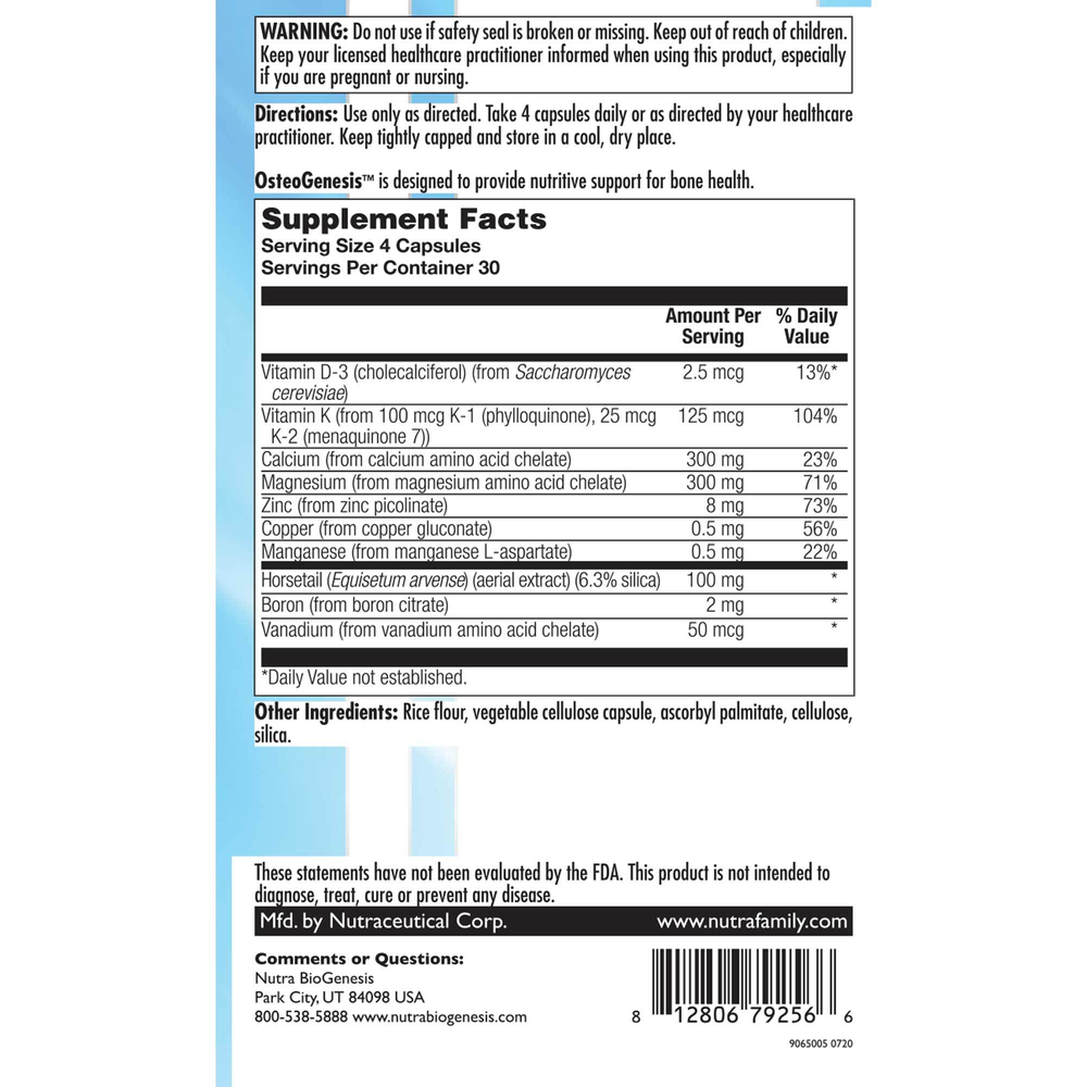 Product image for OsteoGenesis.