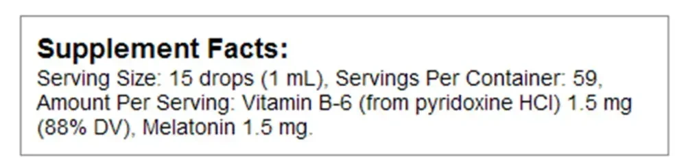 Product image for Liposomal Melatonin.