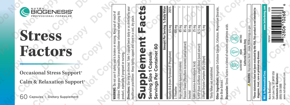 Product image for Stress Factors.