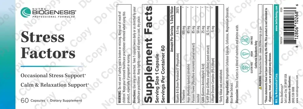 Product image for Stress Factors.