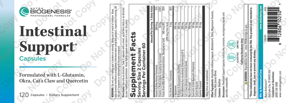 Product image for Intestinal Support Capsules.