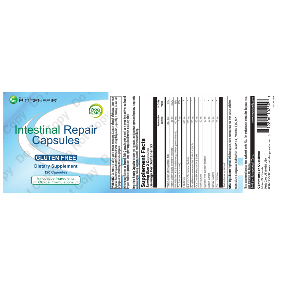 Product image for Intestinal Repair Capsules.