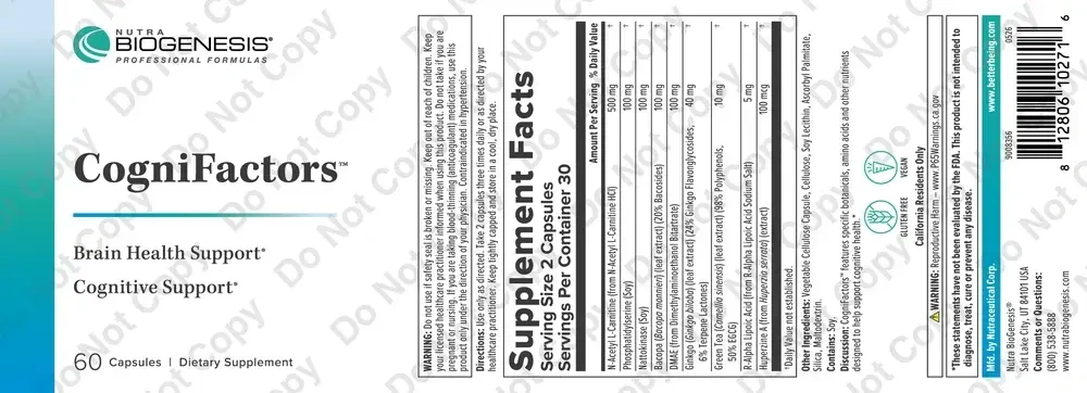 Product image for CogniFactors.