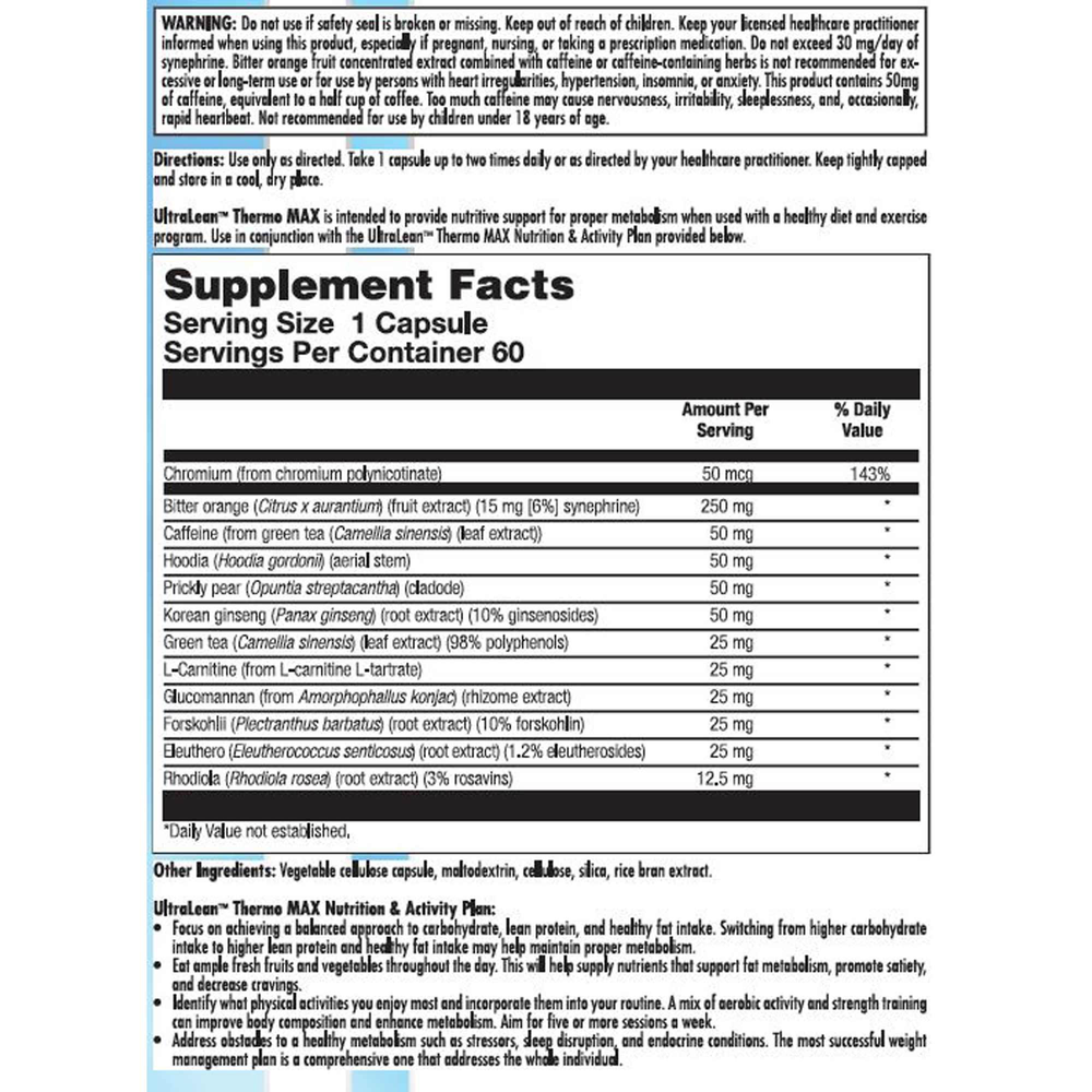 Product image for UltraLean Thermo Max.