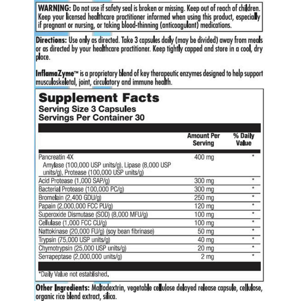 Product image for InflamaZyme.