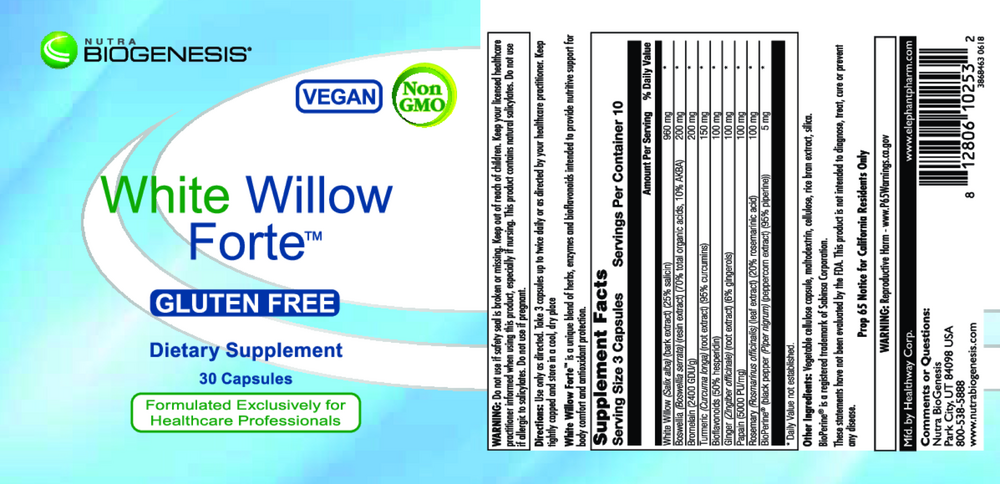 Product image for White Willow Forte.