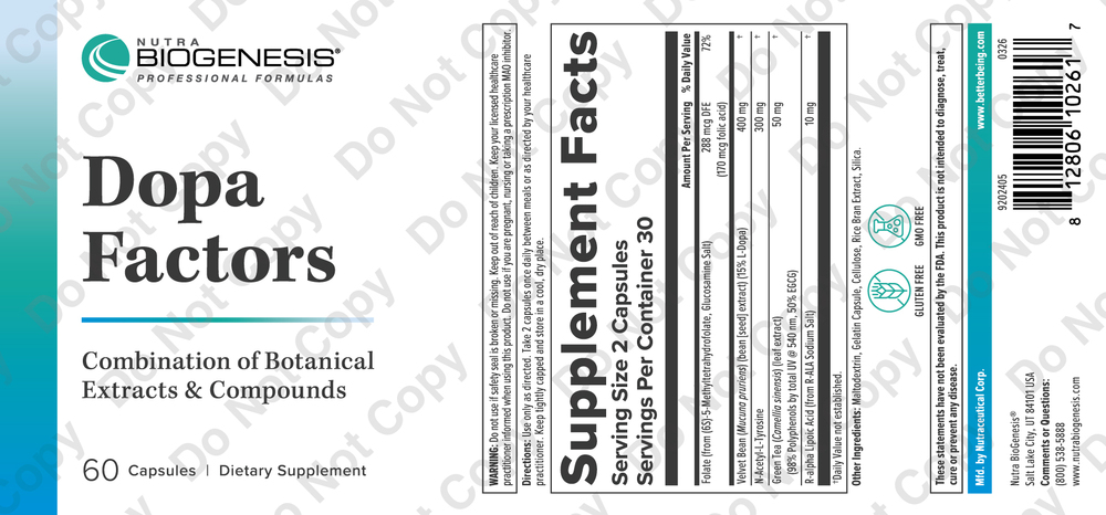 Product image for Dopa Factors.