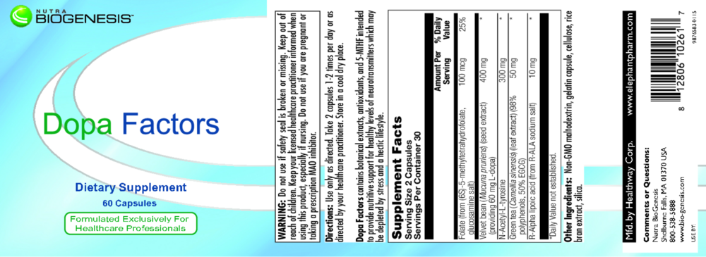 Product image for Dopa Factors.
