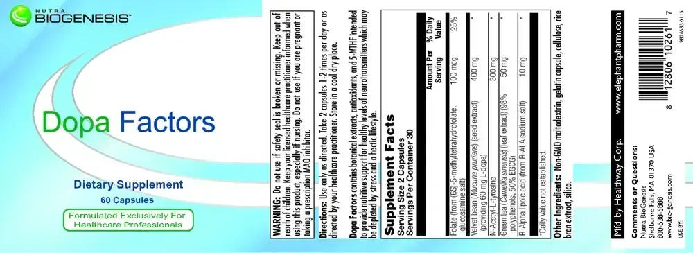 Product image for Dopa Factors.