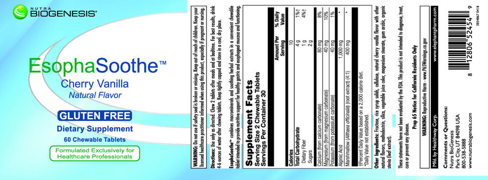 Product image for EsophaSoothe™ Chewable Cherry Vanilla.