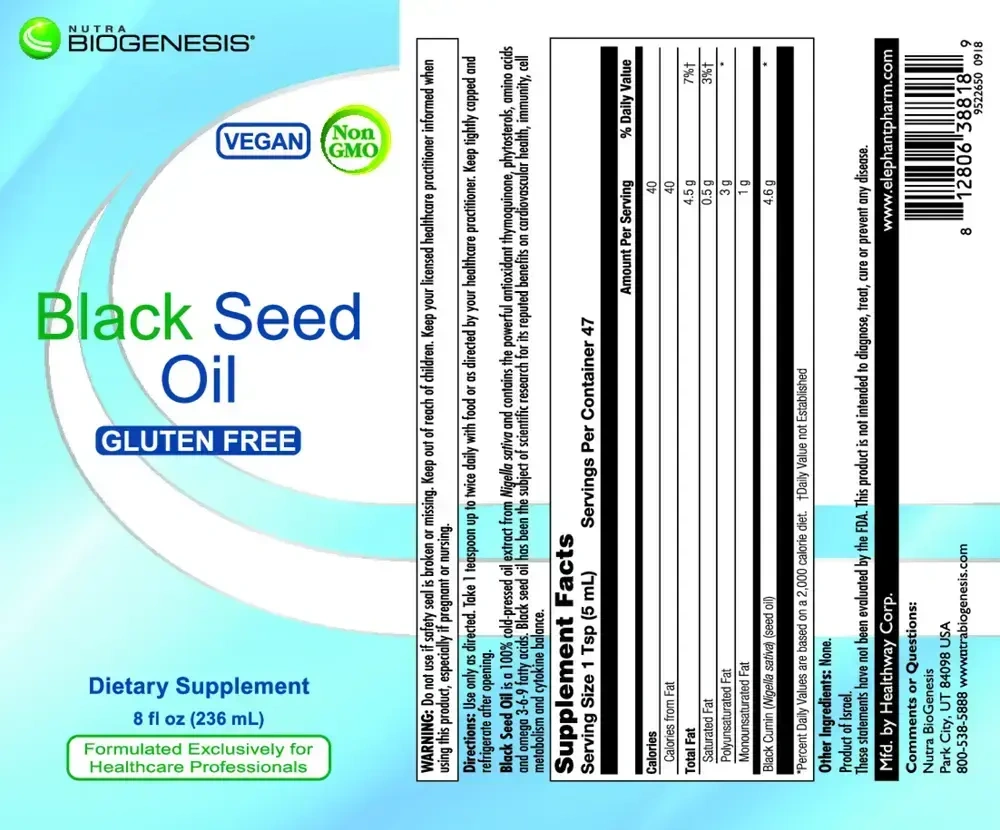 Product image for Black Seed Oil.