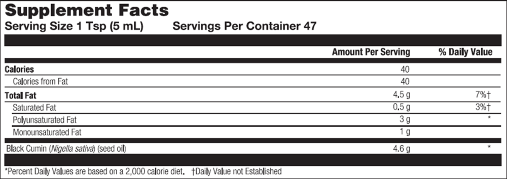 Product image for Black Seed Oil.