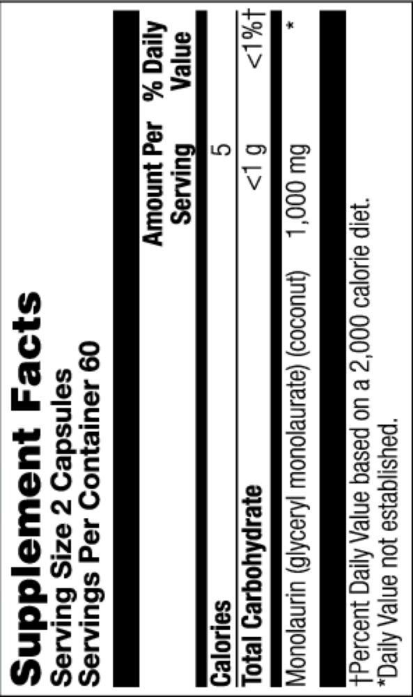 Product image for Monolaurin.