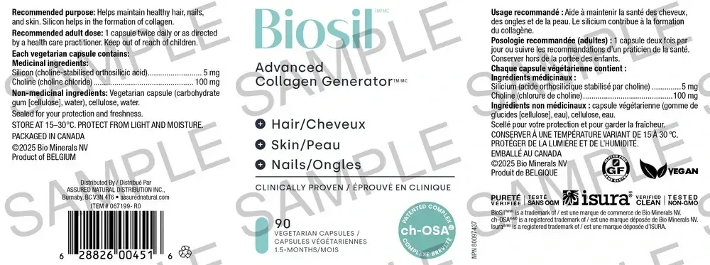 Product image for BioSil Original Capsules.