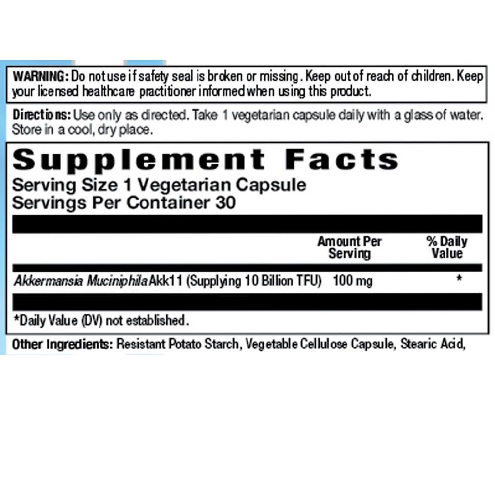 Product image for Akkermansia Postbiotic.