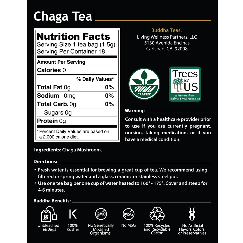 Product image for Chaga Tea.