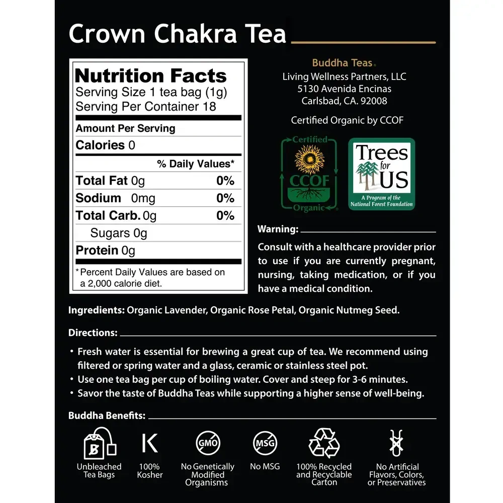 Product image for Crown Chakra Tea.