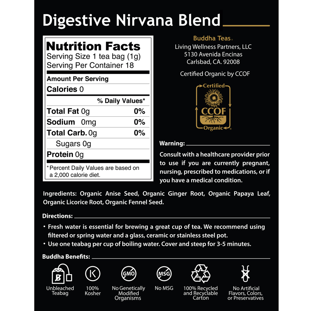 Product image for Digestive Nirvana Blend.