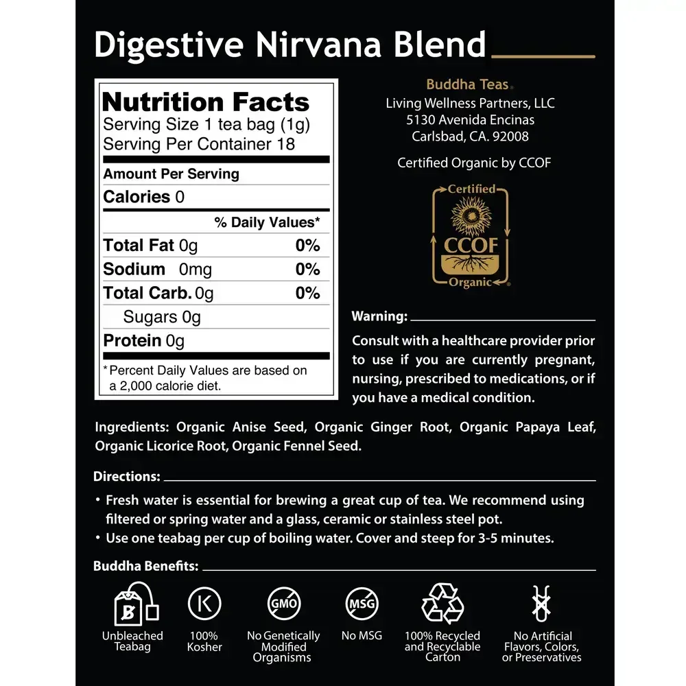 Product image for Digestive Nirvana Blend.