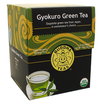 Product image for Gyokuro Green Tea (18 Tea Bags). Discontinued.