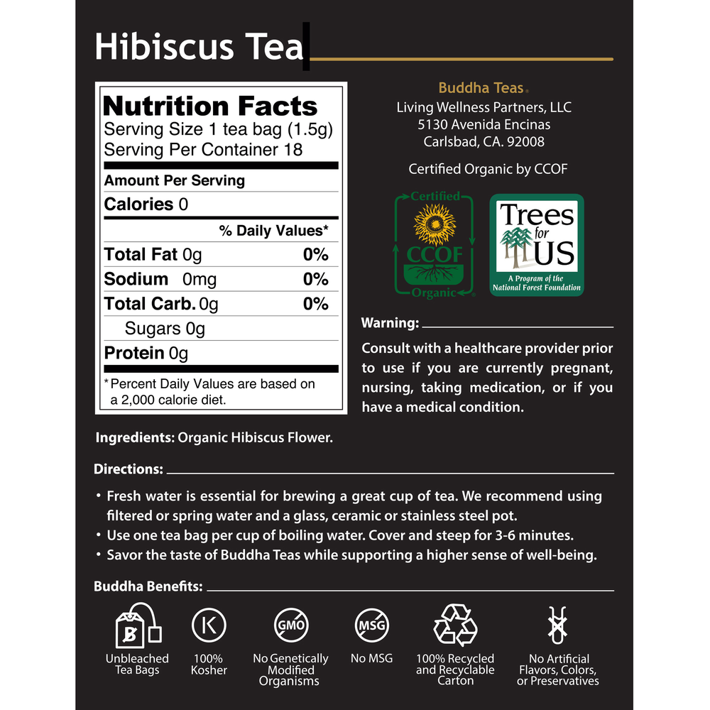 Product image for Hibiscus Tea.