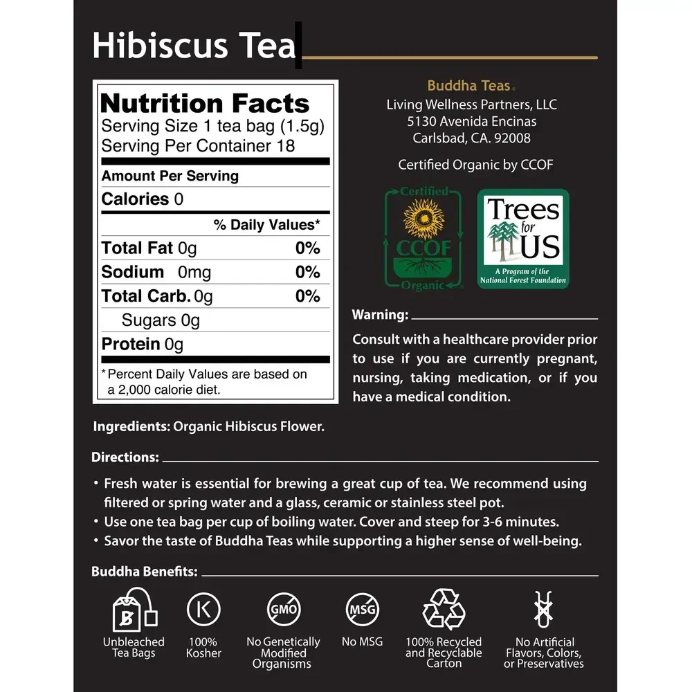 Product image for Hibiscus Tea.