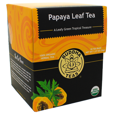 Product image for Papaya Leaf Tea (18 Tea Bags). Discontinued.