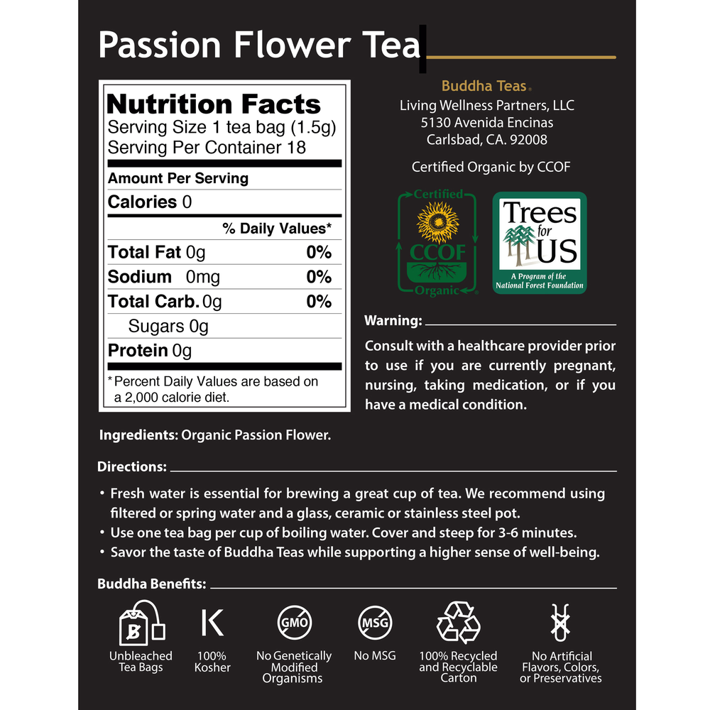 Product image for Passion Flower Tea.