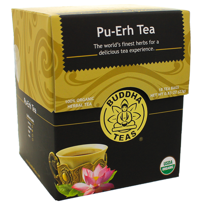 Product image for Pu-Erh Tea (18 Tea Bags). Discontinued.