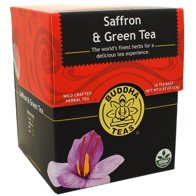 Saffron and Green Tea 18 Tea Bags