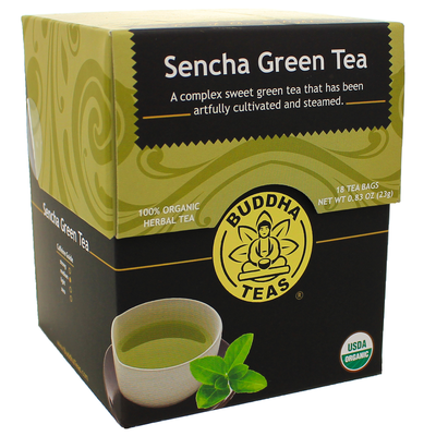 Product image for Sencha Tea (18 Tea Bags). Discontinued.