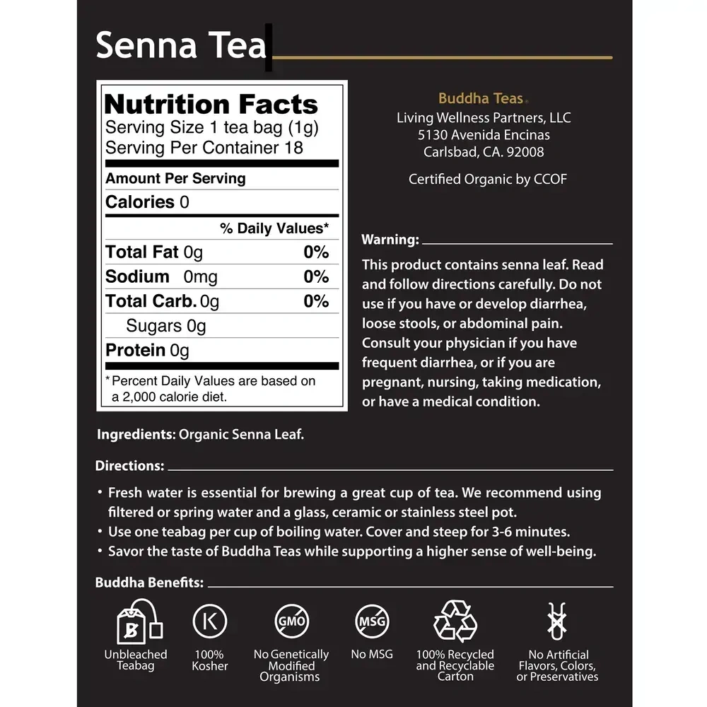 Product image for Senna Tea.