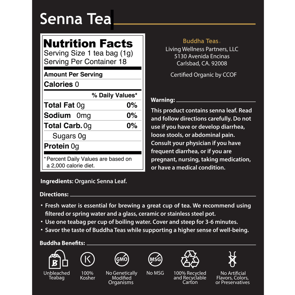 Product image for Senna Tea.