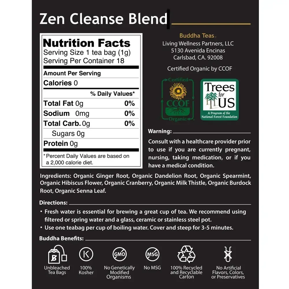 Product image for Zen Cleanse Blend.