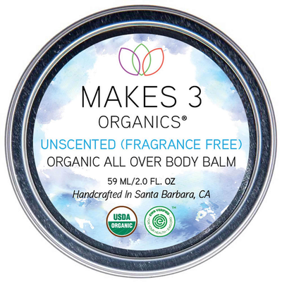 Unscented Organic All Over Body Balm 2 ounces