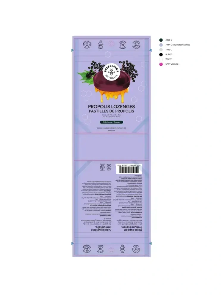 Product image for Propolis Lozenges Elderberry.