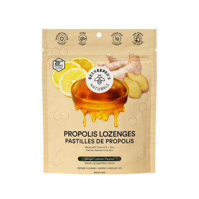 Propolis Lozenges Ginger Lemon 14 Lozenges