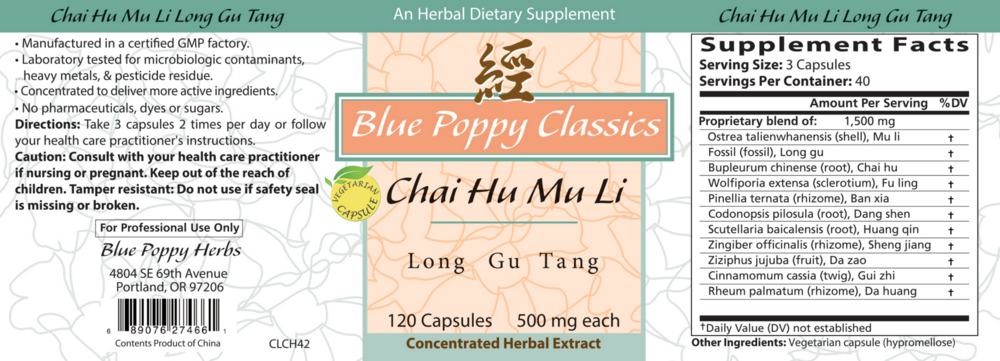 Product image for Chai Hu Mu Li Long Gu Tang.