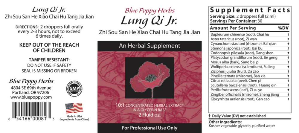 Product image for Lung Qi Jr. (liquid).