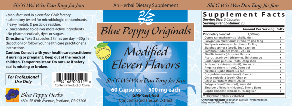 Product image for Modified Eleven Flavors.