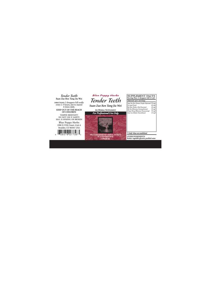 Product image for Tender Teeth.