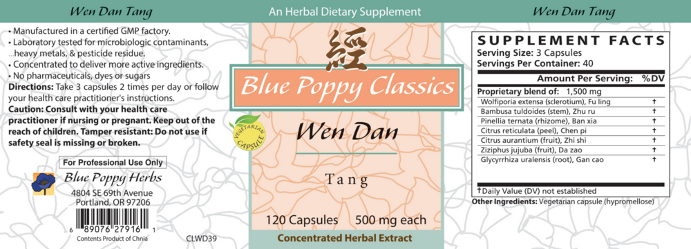 Product image for Wen Dan Tang.