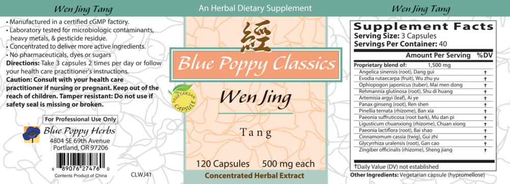 Product image for Wen Jing Tang.